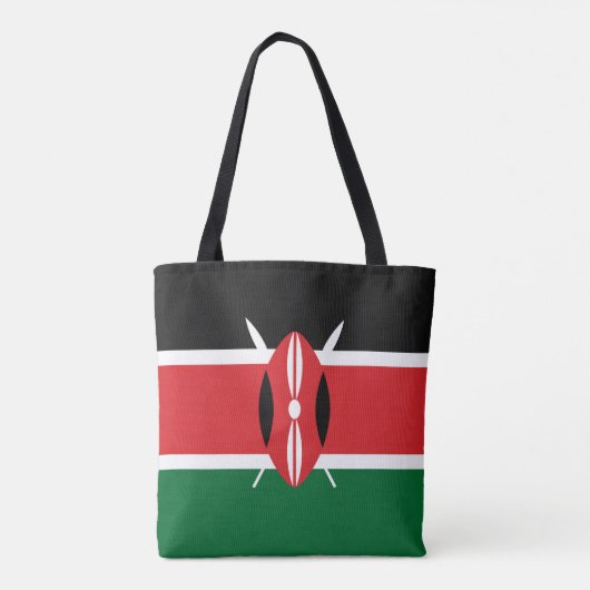 Tote Bag Drapeau du Kenya (Dos)