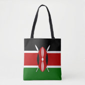Tote Bag Drapeau du Kenya (Devant)