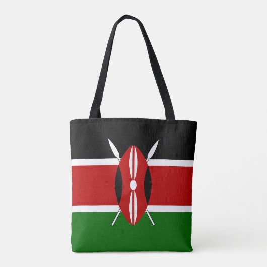 Tote Bag Drapeau du Kenya (Dos)