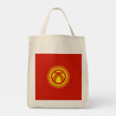 Tote Bag Drapeau du Kirghizistan (Dos)
