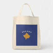 Tote Bag drapeau du Kosovo (Devant)