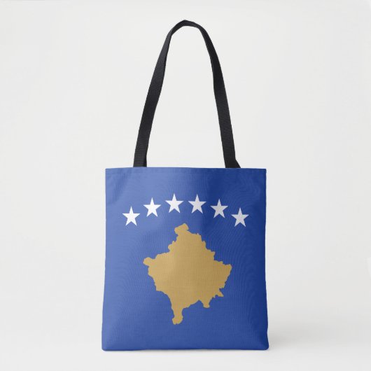 Tote Bag Drapeau du Kosovo (Devant)