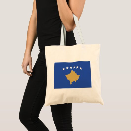 Tote Bag Drapeau du Kosovo (Devant (produit))