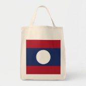 Tote Bag Drapeau du Laos (Devant)