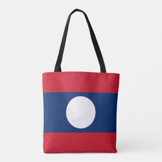 Tote Bag Drapeau du Laos (Dos)