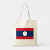 Tote Bag Drapeau du Laos (Dos)