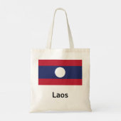 Tote Bag Drapeau du Laos (Dos)