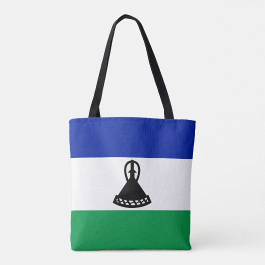 Tote Bag Drapeau du Lesotho (Dos)
