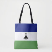 Tote Bag Drapeau du Lesotho (Devant)