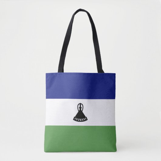 Tote Bag Drapeau du Lesotho (Devant)
