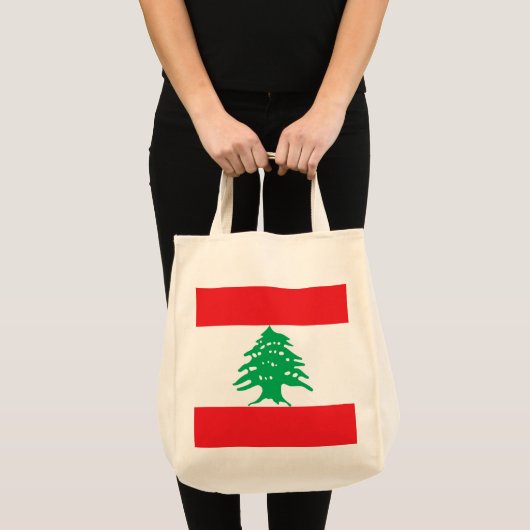 Tote Bag Drapeau du Liban (Devant (produit))