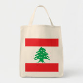 Tote Bag Drapeau du Liban (Devant)