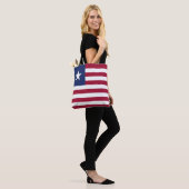 Tote Bag Drapeau du Libéria (Sur le modèle)