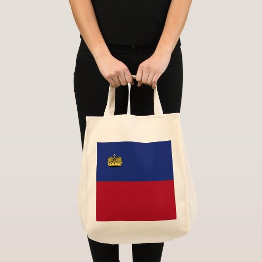 Tote Bag Drapeau du Liechtenstein (Devant (produit))