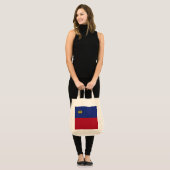 Tote Bag Drapeau du Liechtenstein (Devant (modèle))