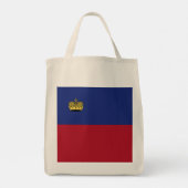 Tote Bag Drapeau du Liechtenstein (Dos)