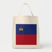 Tote Bag Drapeau du Liechtenstein (Devant)