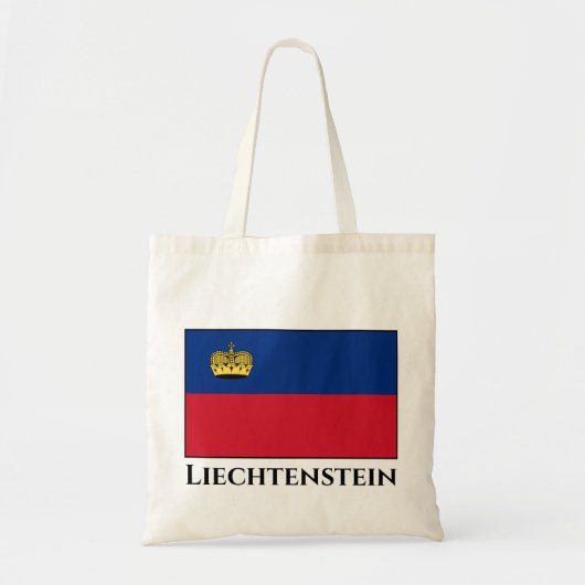 Tote Bag Drapeau du Liechtenstein (Devant)