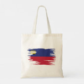 Tote Bag Drapeau du Liechtenstein (Dos)