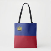 Tote Bag Drapeau du Liechtenstein (Devant)
