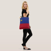 Tote Bag Drapeau du Liechtenstein (Sur le modèle)