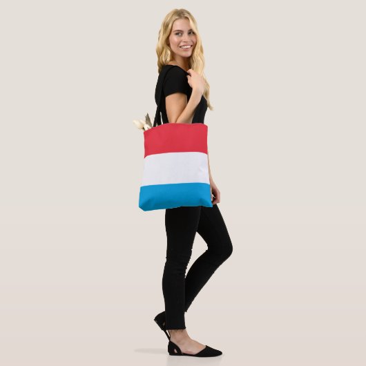 Tote Bag Drapeau du Luxembourg (Sur le modèle)