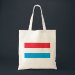 Tote Bag Drapeau du Luxembourg<br><div class="desc">Drapeau patriotique du Luxembourg.</div>