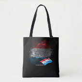 Tote Bag drapeau du Luxembourg (Devant)