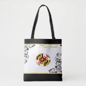 Tote Bag Drapeau du Maryland (Devant)