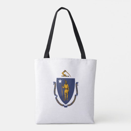 Tote Bag Drapeau du Massachusetts (Dos)