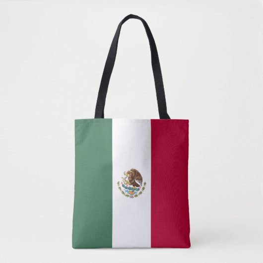 Tote Bag Drapeau du Mexique (Devant)