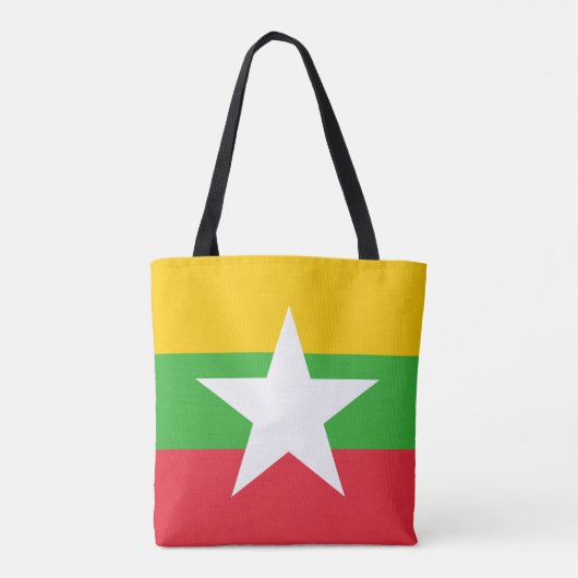 Tote Bag Drapeau du Myanmar (Dos)