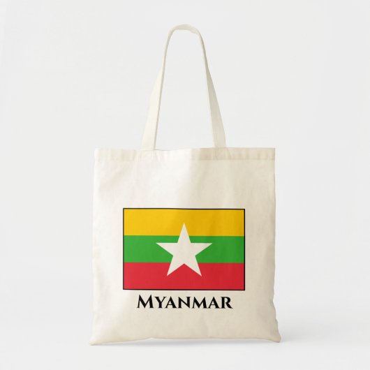 Tote Bag Drapeau du Myanmar (Devant)