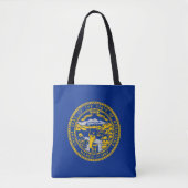 Tote Bag Drapeau du Nebraska (Devant)