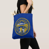 Tote Bag Drapeau du Nebraska (De près)