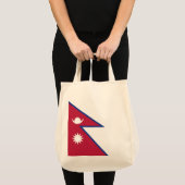 Tote Bag Drapeau du Népal (Devant (produit))
