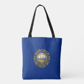 Tote Bag Drapeau du New Hampshire (Dos)