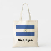 Tote Bag Drapeau du Nicaragua (Dos)