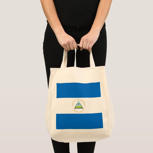 Tote Bag Drapeau du Nicaragua (Devant (produit))