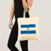 Tote Bag Drapeau du Nicaragua (Devant (produit))