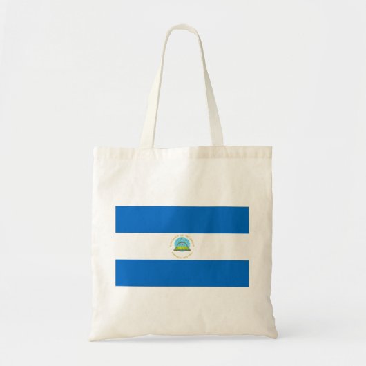 Tote Bag Drapeau du Nicaragua (Devant)