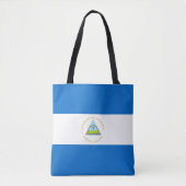 Tote Bag Drapeau du Nicaragua (Devant)
