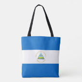 Tote Bag Drapeau du Nicaragua (Dos)