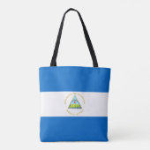 Tote Bag Drapeau du Nicaragua (Dos)
