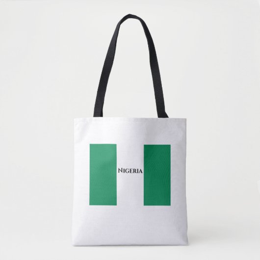 Tote Bag Drapeau du Nigéria (Devant)
