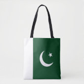 Tote Bag Drapeau du Pakistan (Devant)