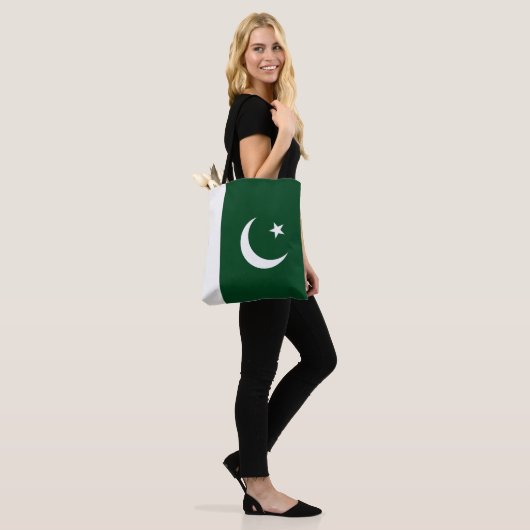 Tote Bag Drapeau du Pakistan (Sur le modèle)