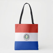 Tote Bag Drapeau du Paraguay (Devant)