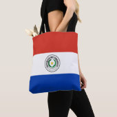 Tote Bag Drapeau du Paraguay (De près)