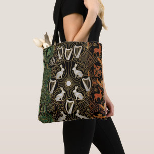 Tote Bag Drapeau du patrimoine Art déco Nom personnalisé